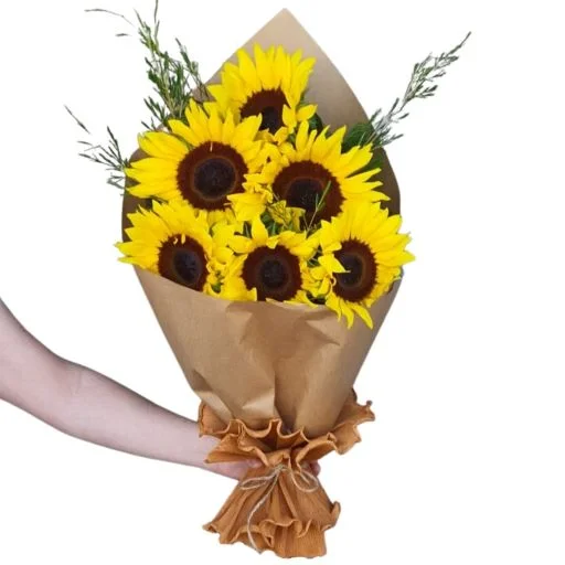 Ramo de flores girasoles